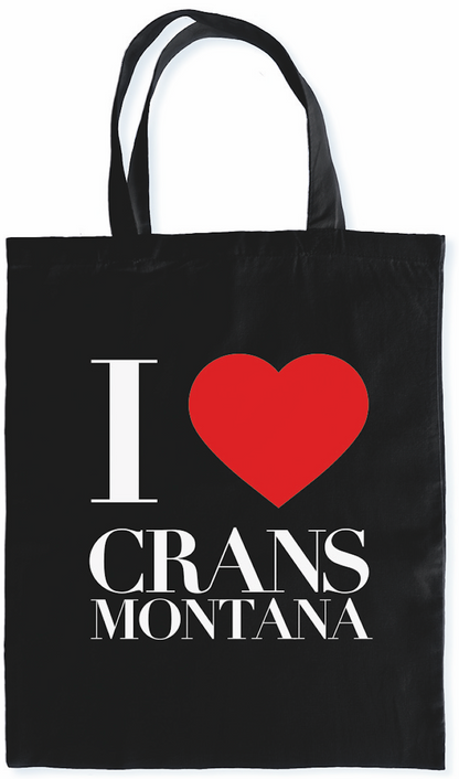 Totebag i love Crans-Montana