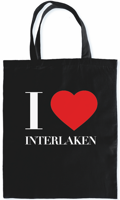 Totebag i love Interlaken