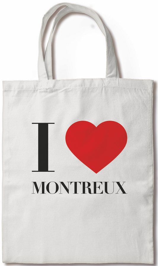 Tote bag I love Montreux