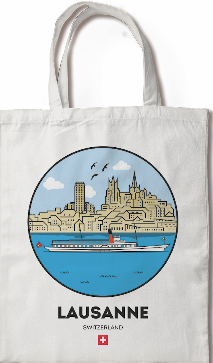 Tote bag Lausanne