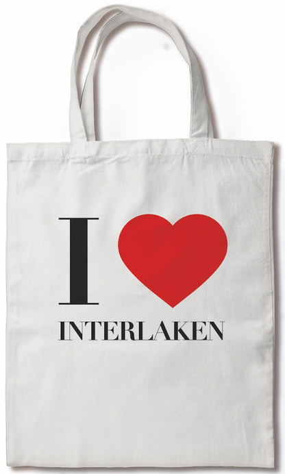 Totebag i love Interlaken